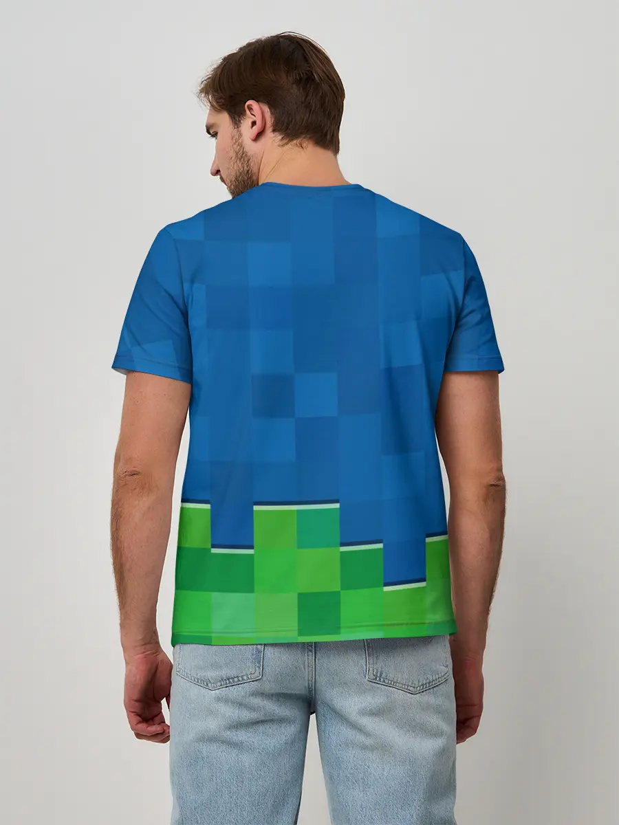 Мужская базовая футболка / Minecraft / Майнкрафт