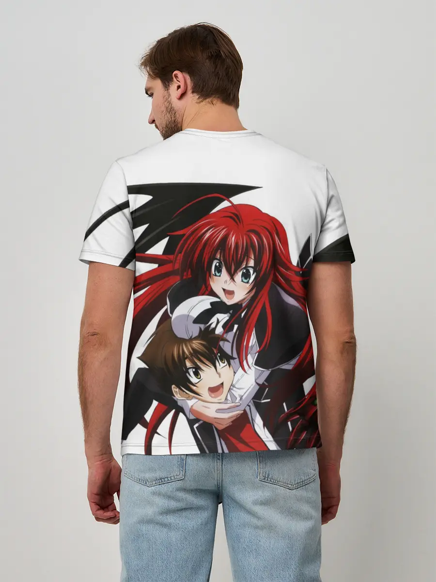 Мужская базовая футболка / Иссей и Риас