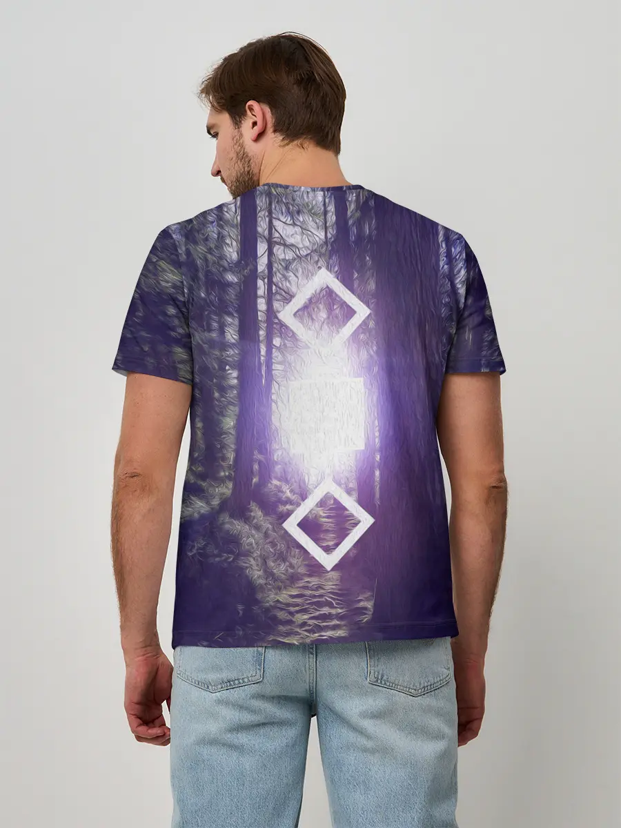 Мужская базовая футболка / ИСТОЧНИК СВЕТА