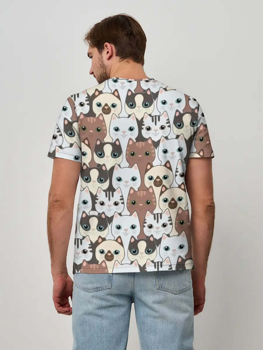 Мужская базовая футболка / Животные.