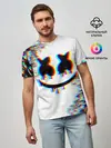 Мужская базовая футболка / MARSHMELLOW GLITCH