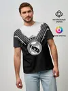 Мужская базовая футболка / Real Madrid abstract original
