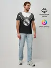 Мужская базовая футболка / Real Madrid abstract original