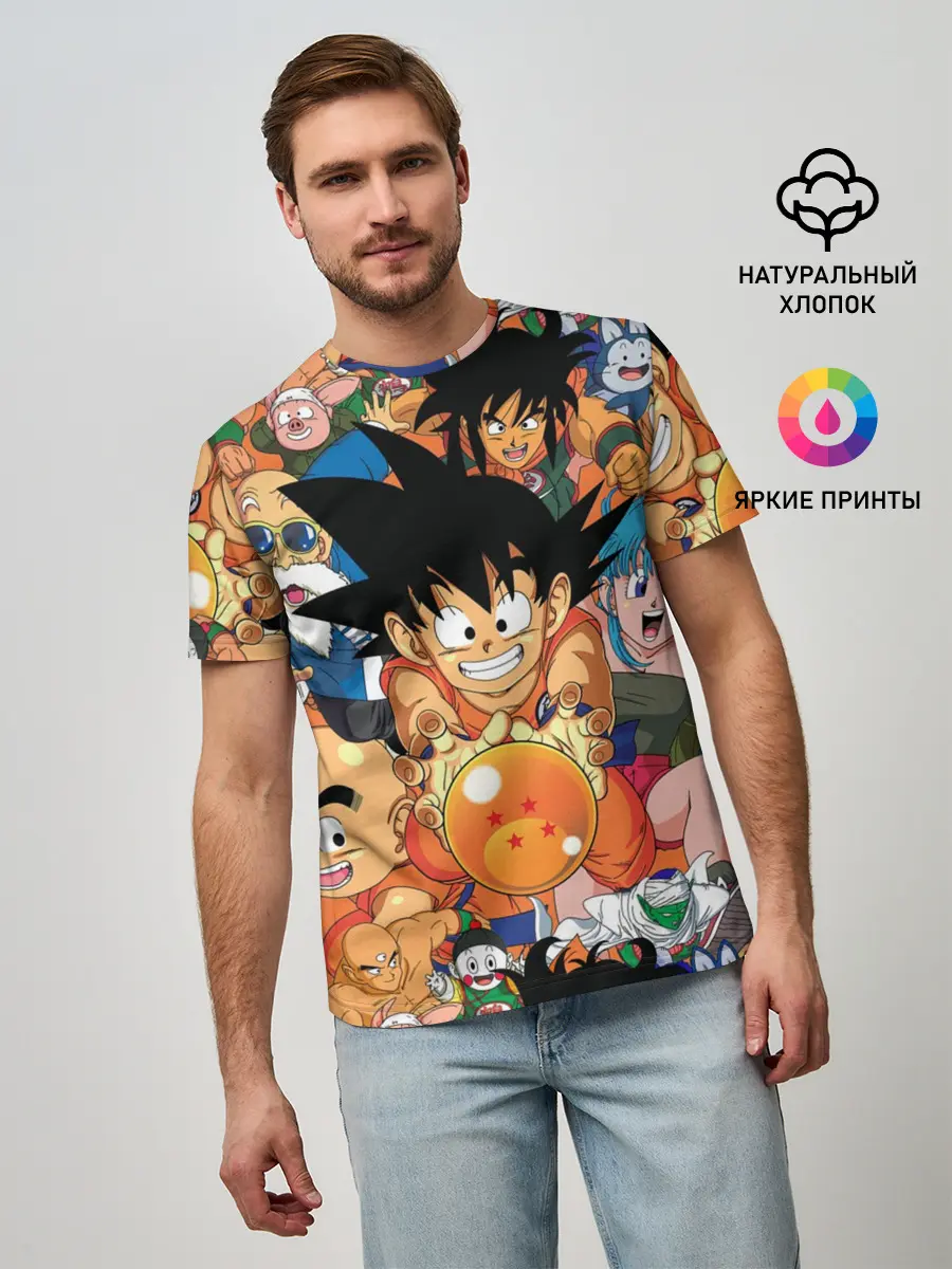 Мужская базовая футболка / Dragon Ball