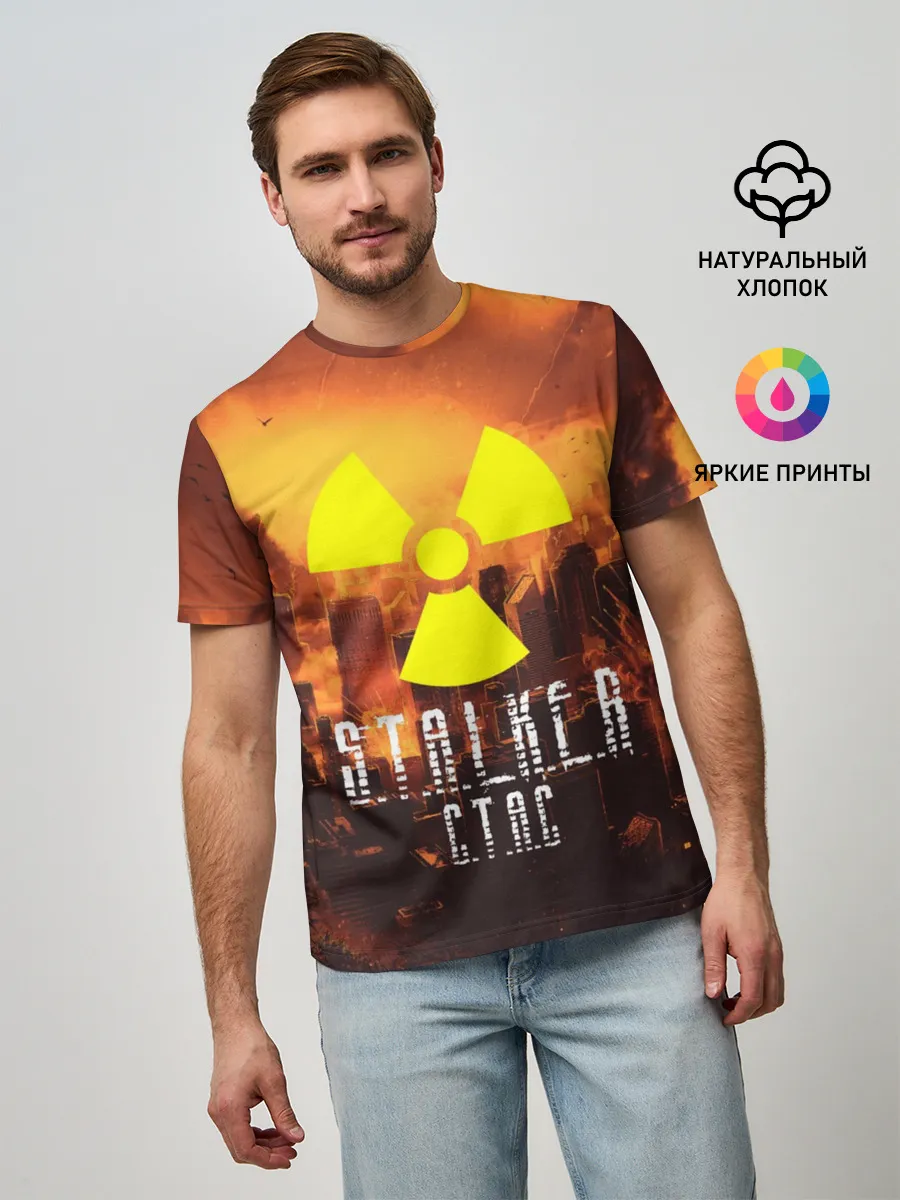 Мужская базовая футболка / S.T.A.L.K.E.R Стас