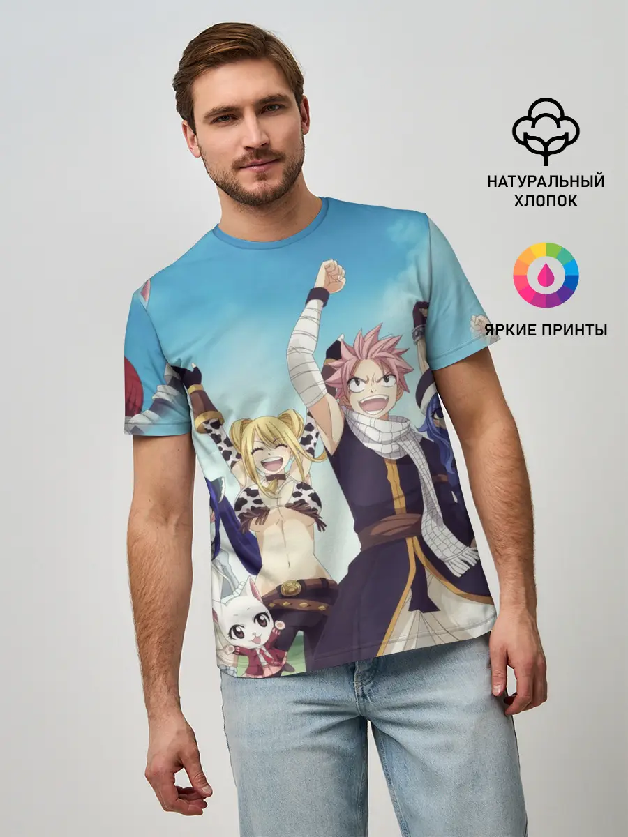 Мужская базовая футболка / Все песонажи Хвост Феи