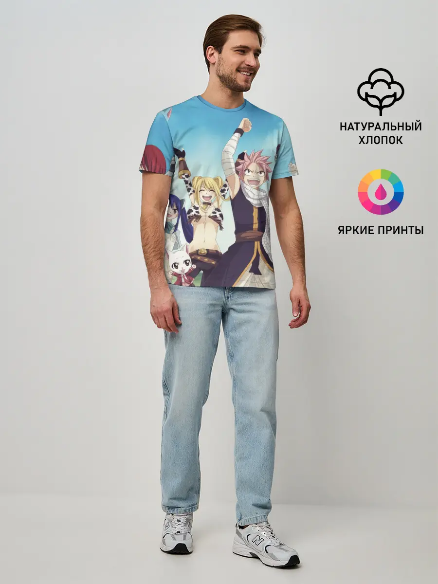 Мужская базовая футболка / Все песонажи Хвост Феи