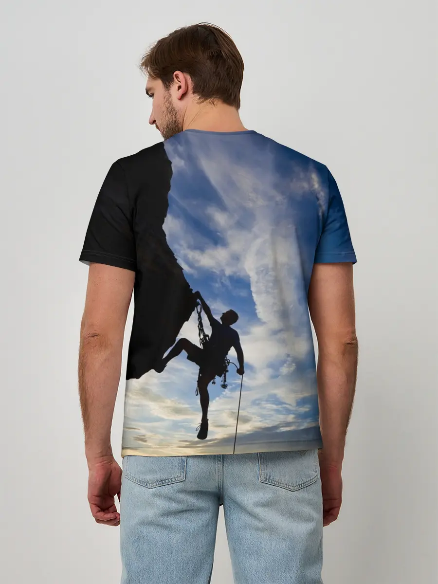 Мужская базовая футболка / climbing