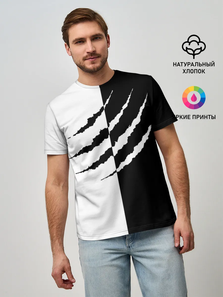 Мужская базовая футболка / След зверя