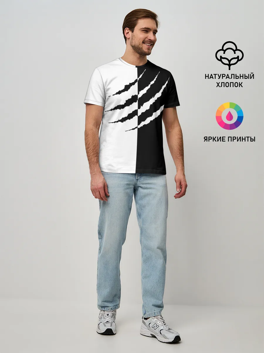 Мужская базовая футболка / След зверя