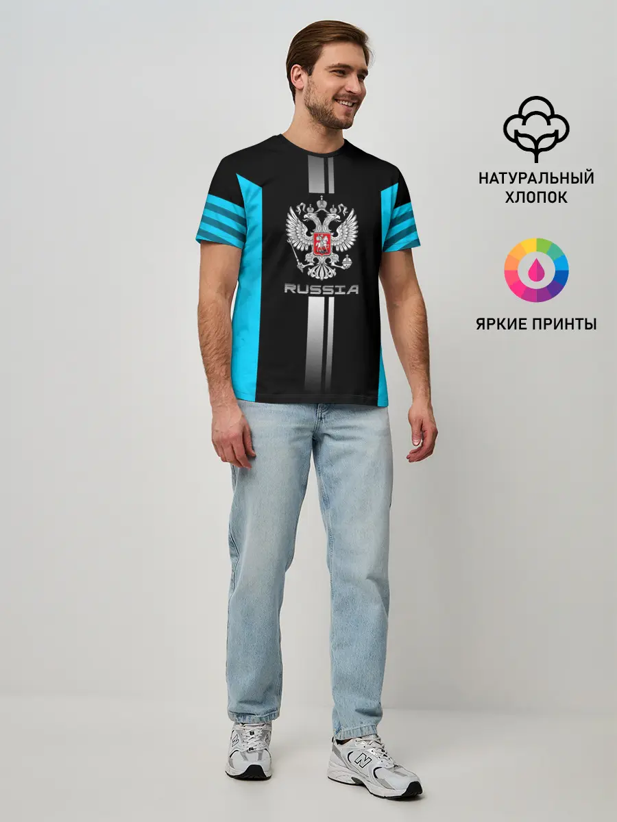 Мужская базовая футболка / Russia