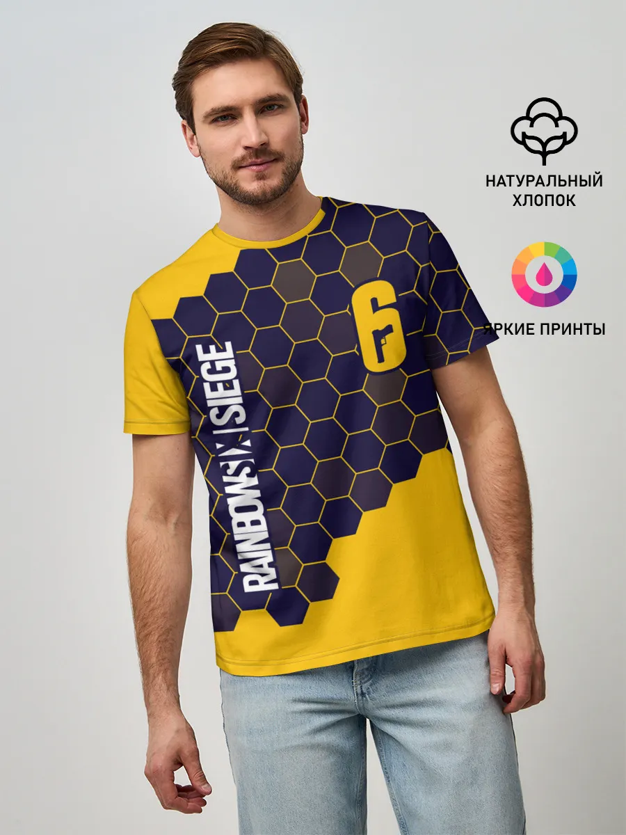 Мужская базовая футболка / RAINBOW SIX SIEGE / РАДУГА 6