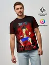 Мужская базовая футболка / Луффи и Пираты Соломенной Шляпы