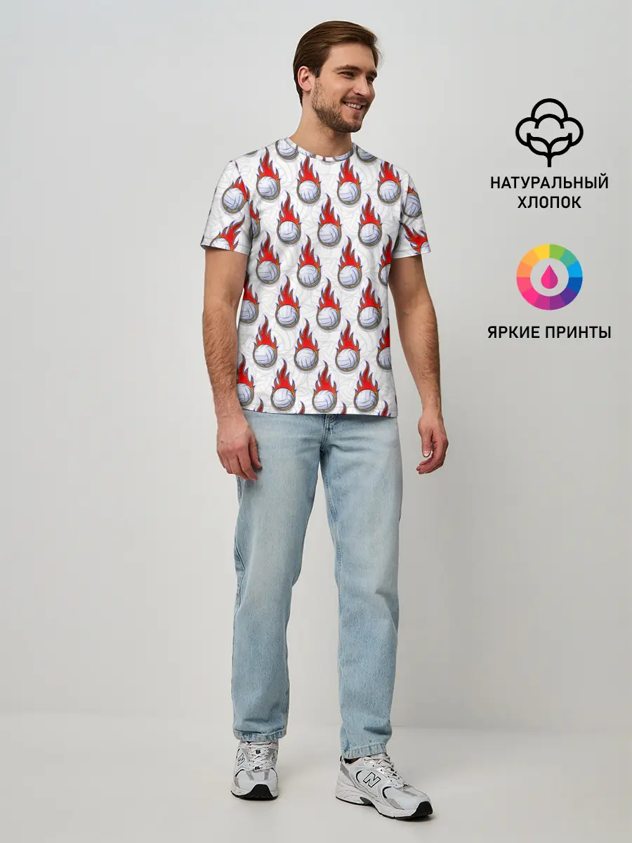 Мужская базовая футболка / Волейбол