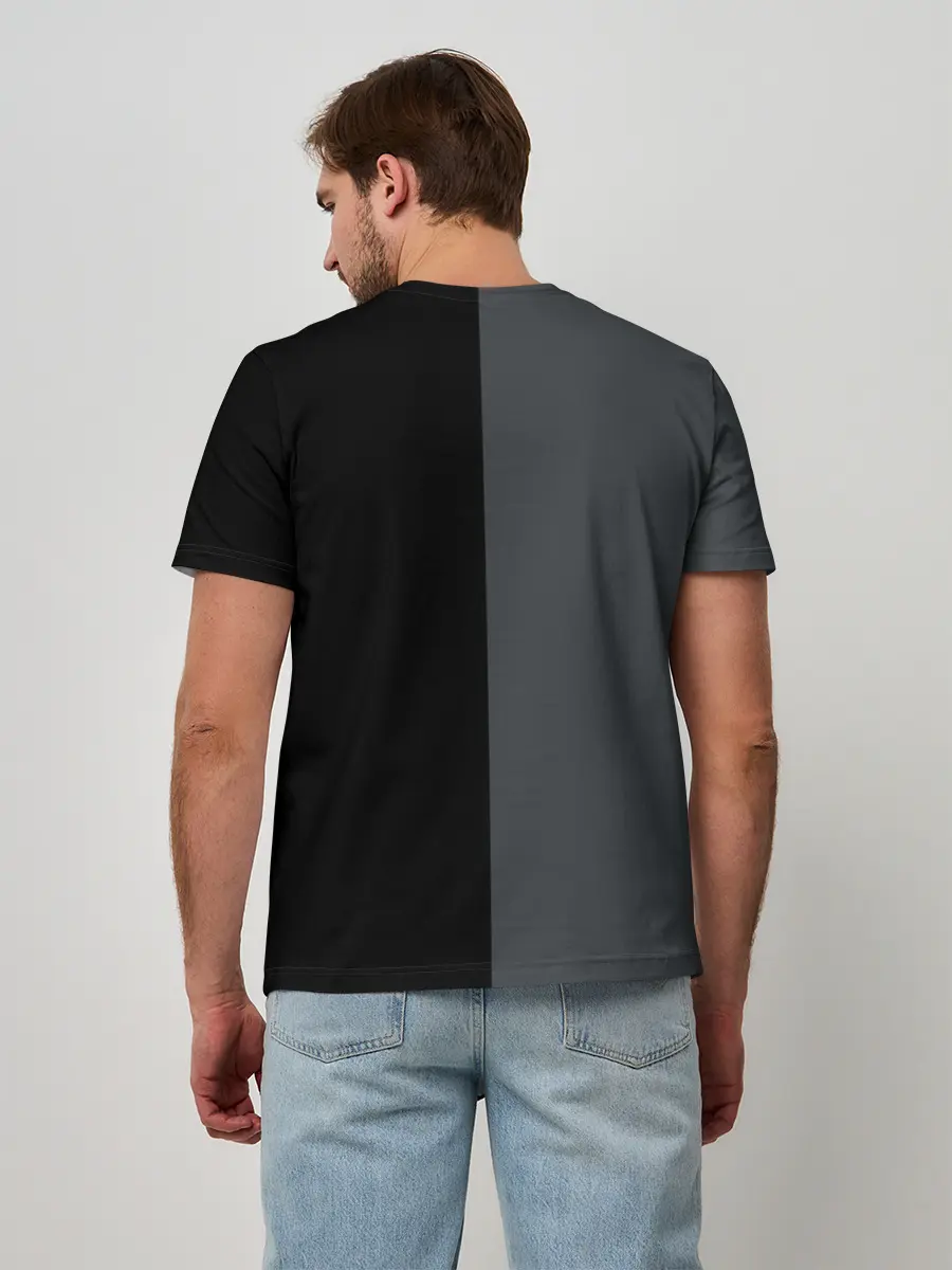 Мужская базовая футболка / KUROKUMA x MONOKUMA