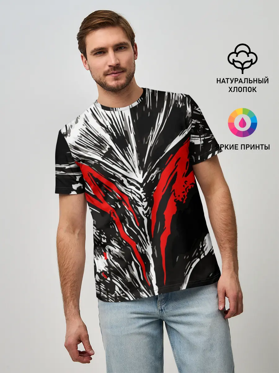 Мужская базовая футболка / BERSERK mask