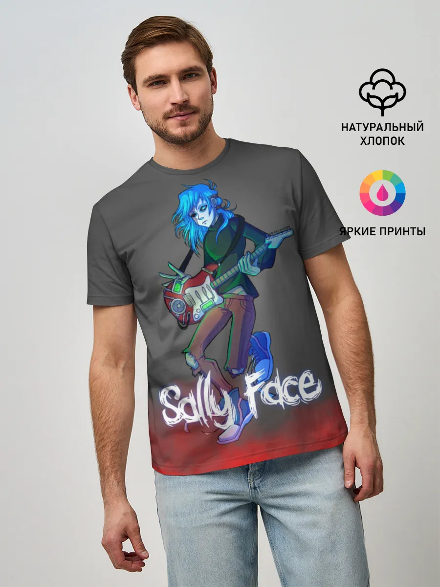 Мужская базовая футболка / Sally Face