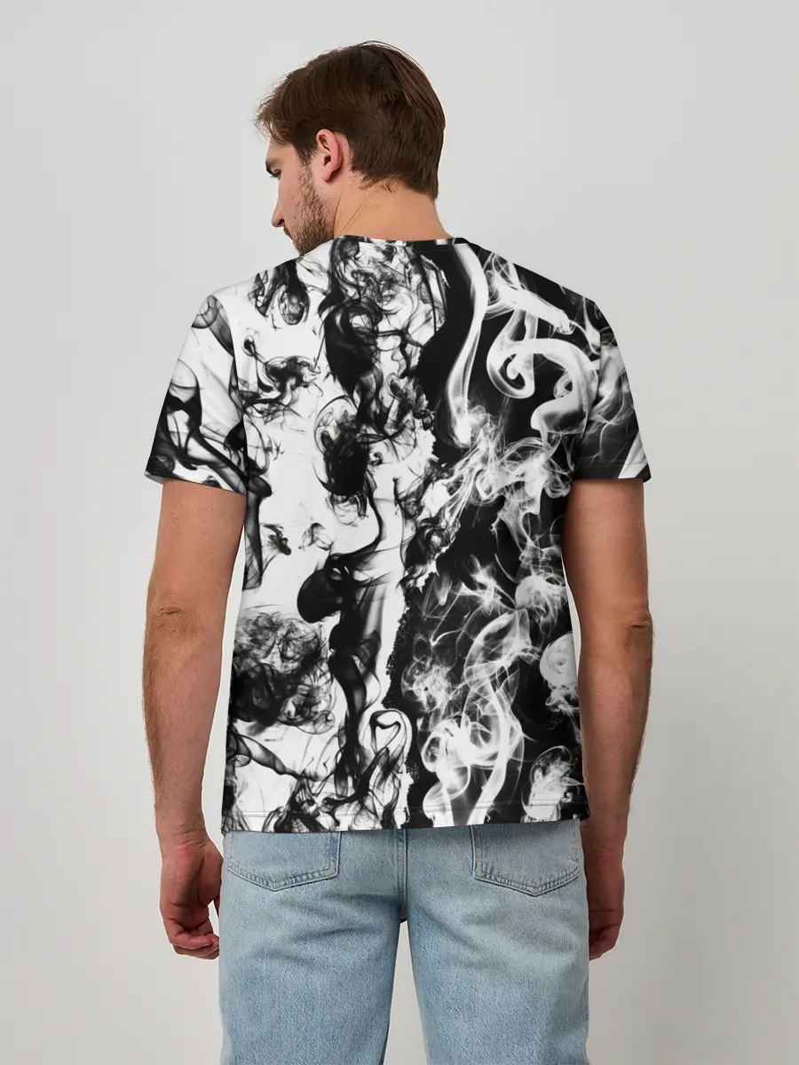 Мужская базовая футболка / Dead water 3D. Мертвая вода 3Д