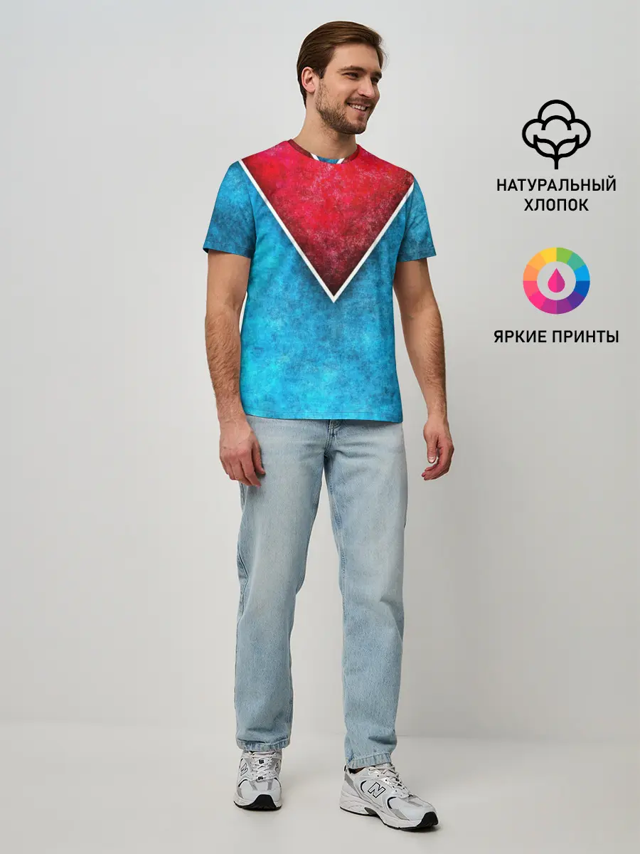 Мужская базовая футболка / Grunge