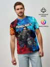 Мужская базовая футболка / Minecraft / Майнкрафт