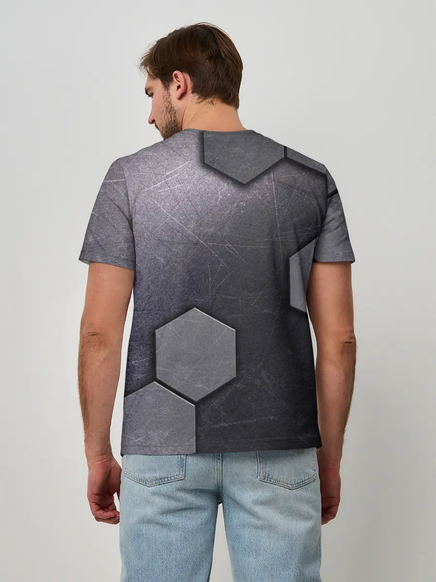 Мужская базовая футболка / Android RK900