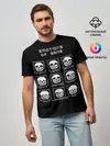 Мужская базовая футболка / Emotions of sans