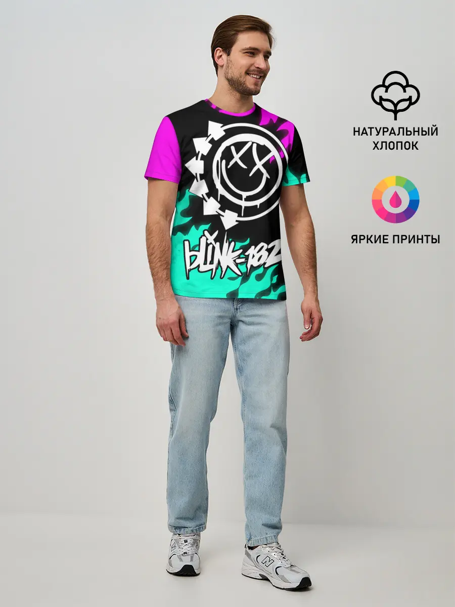 Мужская базовая футболка / Blink-182