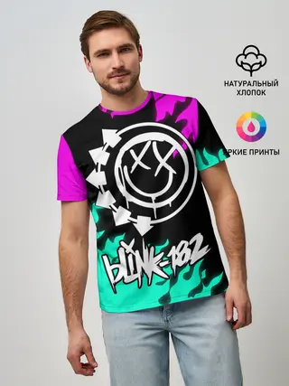 Мужская базовая футболка / Blink-182