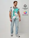 Мужская базовая футболка / Hatsune Miku