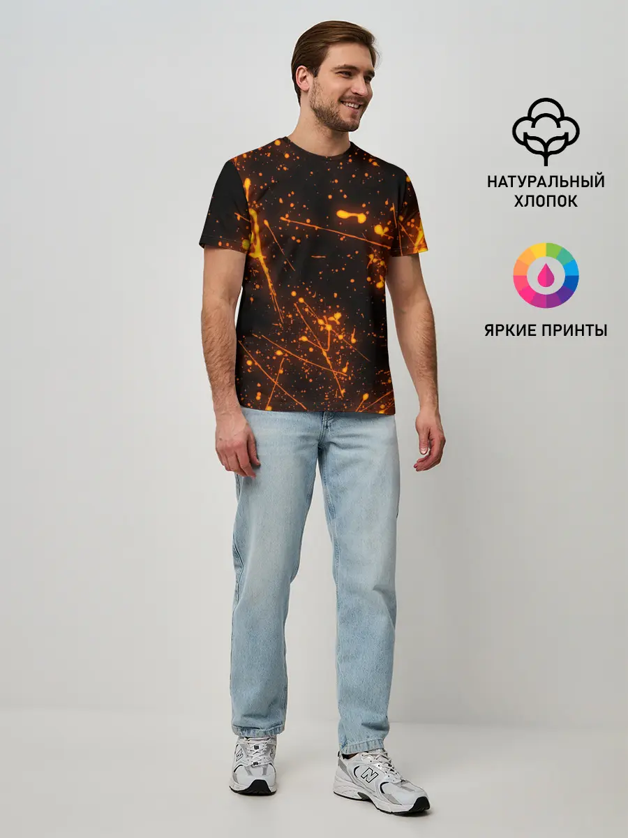 Мужская базовая футболка / FLAME | ПЛАМЯ