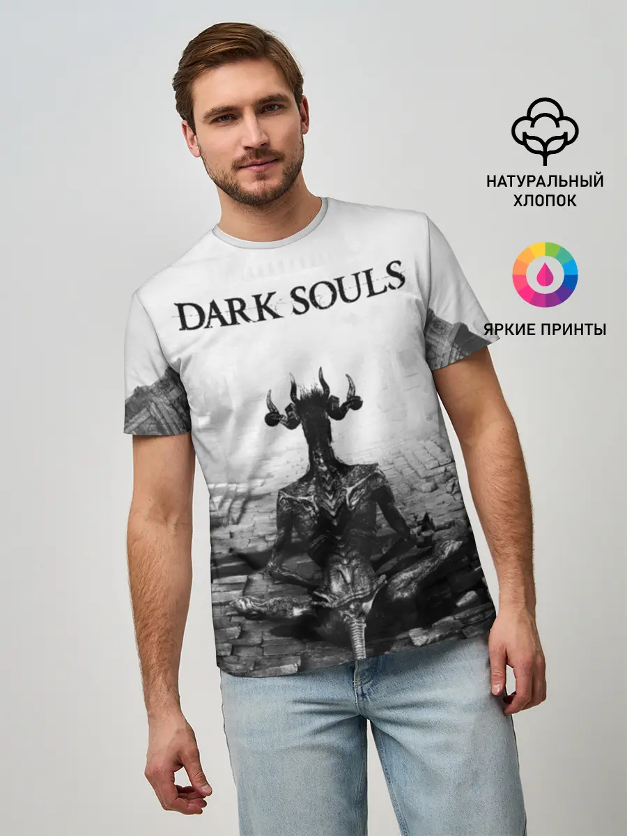 Мужская базовая футболка / Dark Souls