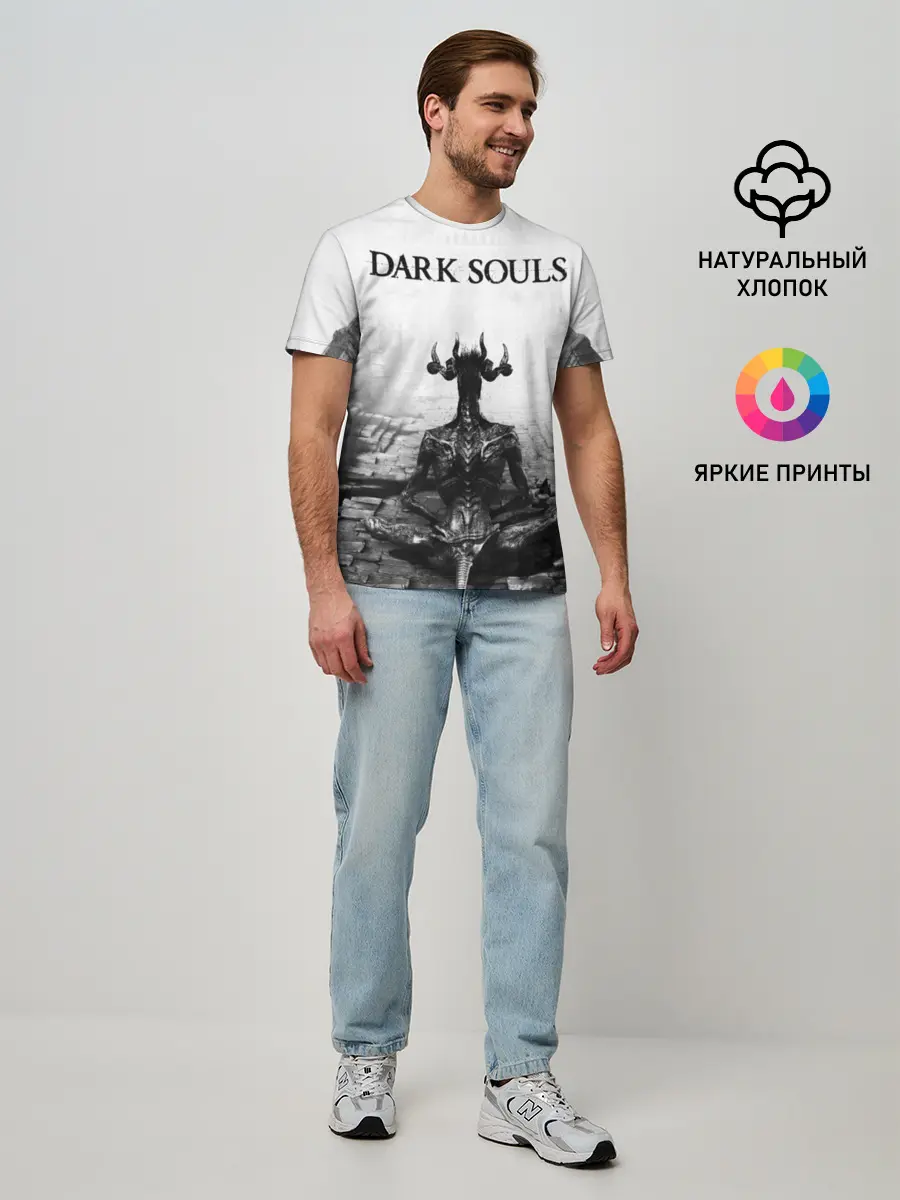 Мужская базовая футболка / Dark Souls