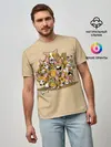 Мужская базовая футболка / Корги