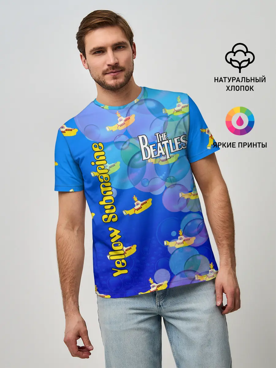 Мужская базовая футболка / The Beatles