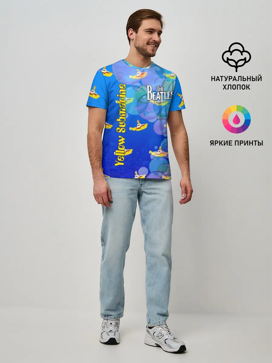 Мужская базовая футболка / The Beatles