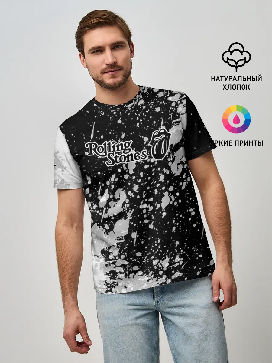 Мужская базовая футболка / Rolling Stones