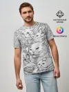 Мужская базовая футболка / Коты мемы кошки
