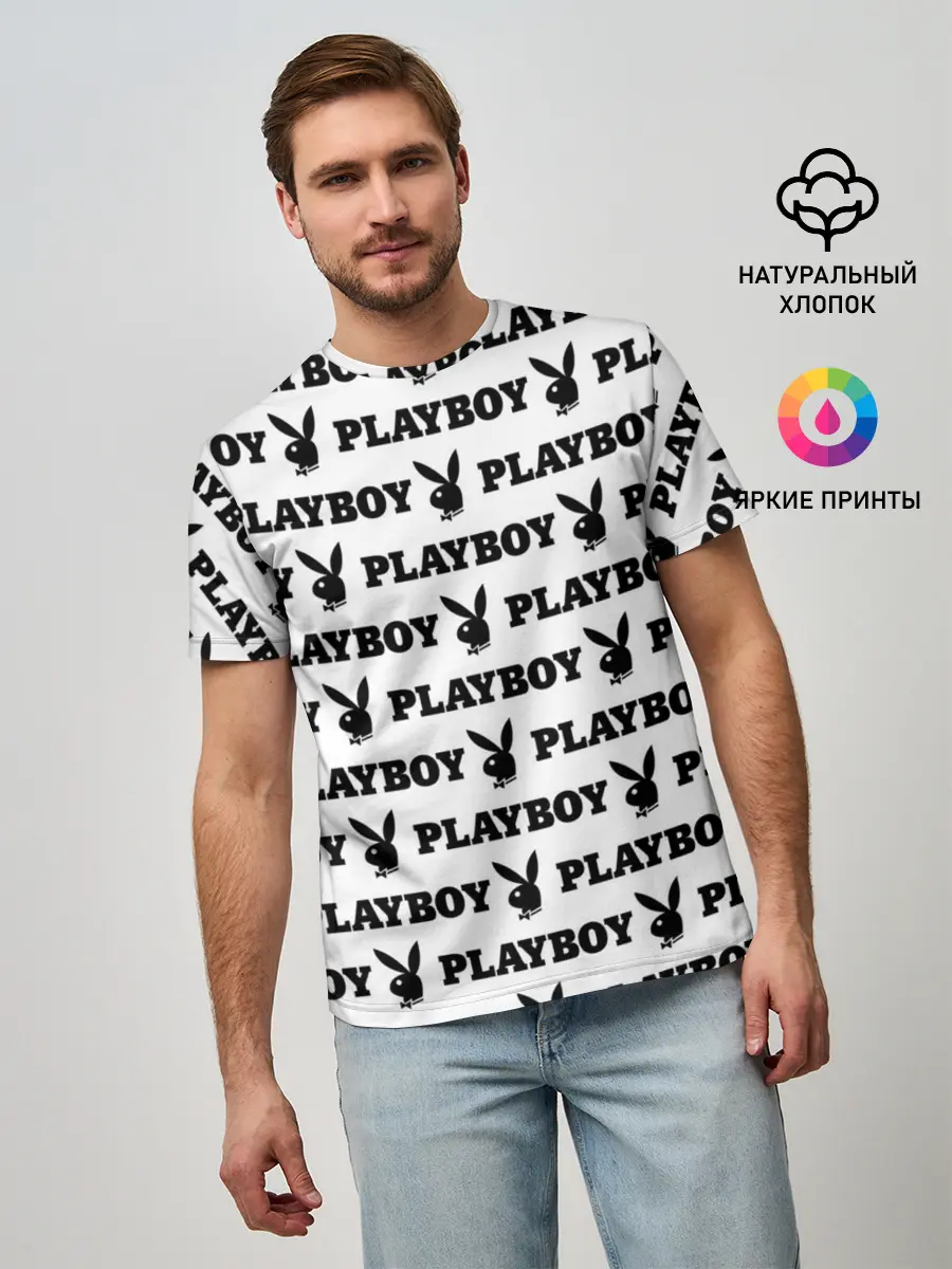 Мужская базовая футболка / PLAYBOY | ПЛЕЙБОЙ