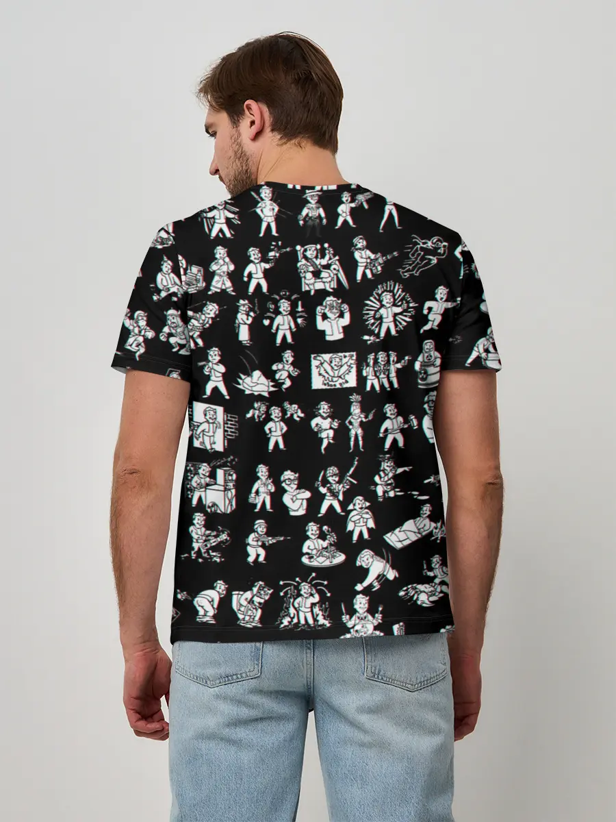 Мужская базовая футболка / Vault Boy