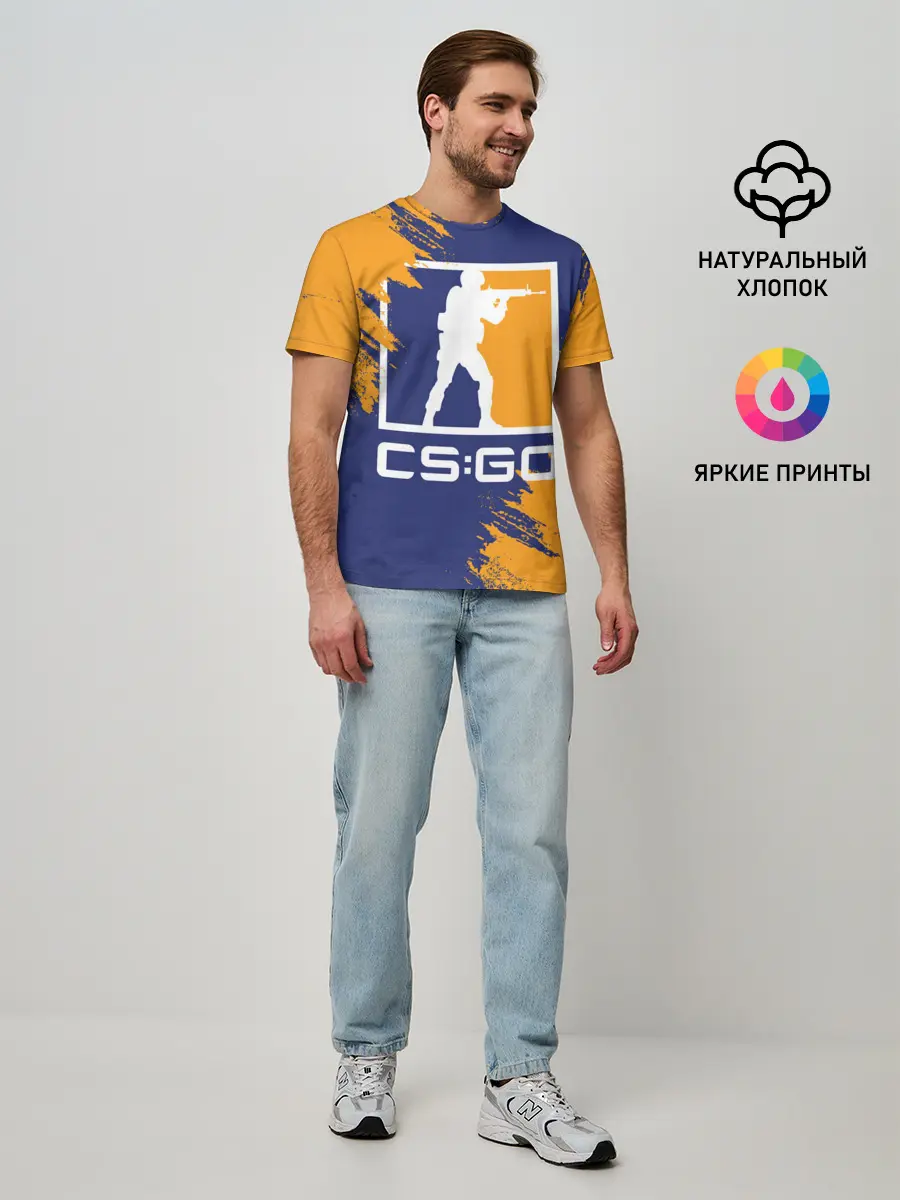 Мужская базовая футболка / CS:GO