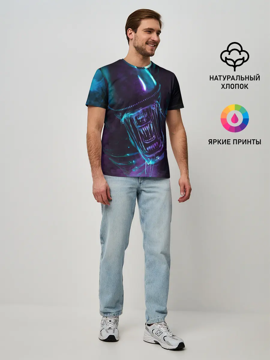 Мужская базовая футболка / ЧУЖОЙ