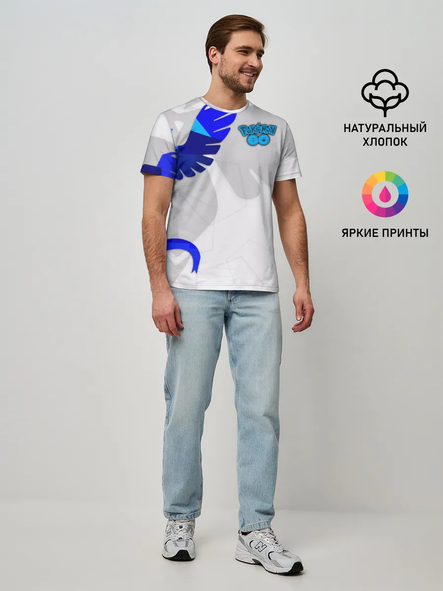 Мужская базовая футболка / Pokemon GO