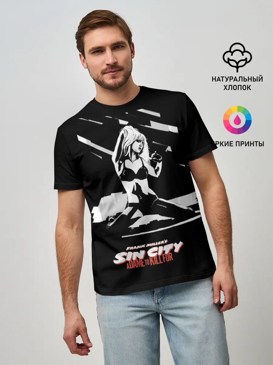 Мужская базовая футболка / Sin City - Nancy