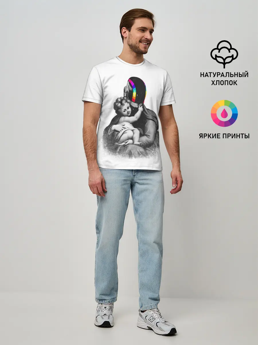 Мужская базовая футболка / Daft Punk