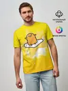 Мужская базовая футболка / желток аниме