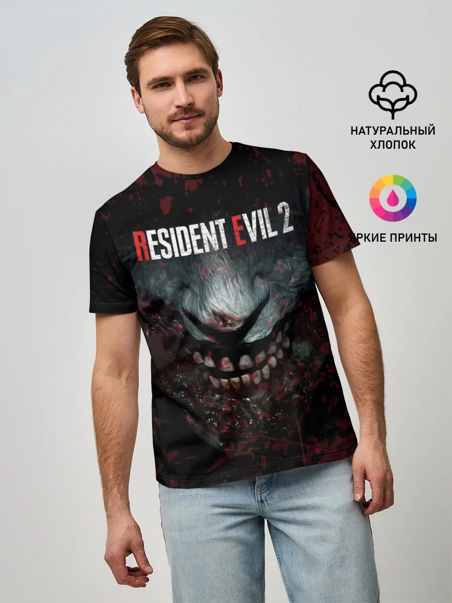 Мужская базовая футболка / Resident Evil 2 Remake