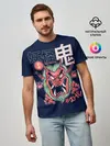 Мужская базовая футболка / Anime Oni Demon Yokai