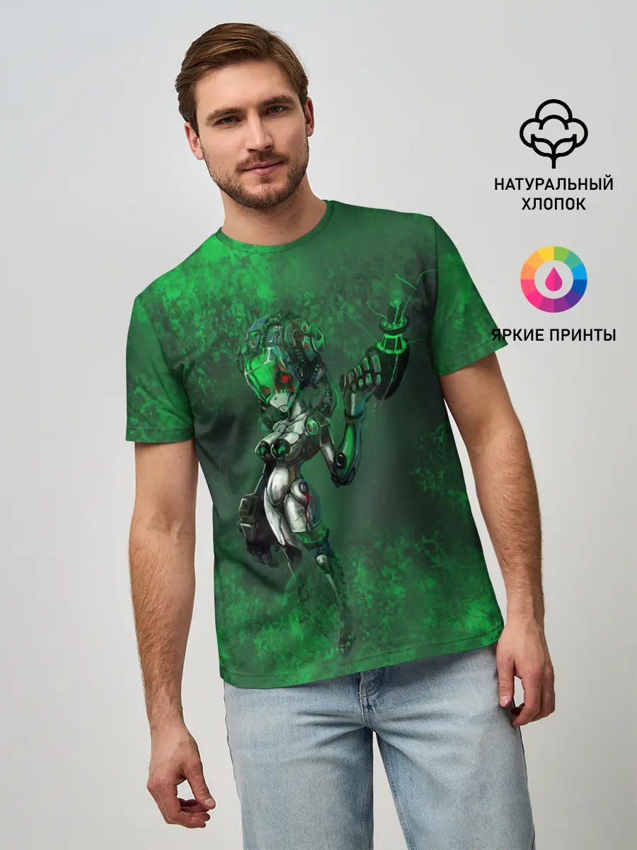 Мужская базовая футболка / GEARS OF WAR | ШЕСТЕРЕНКИ