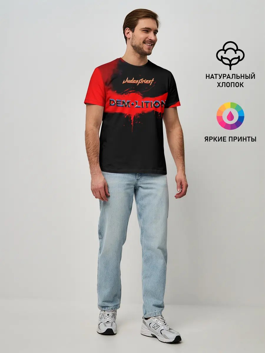 Мужская базовая футболка / Demolition - Judas Priest