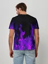 Мужская базовая футболка / ФИОЛЕТОВЫЙ ОГОНЬ | PURPLE FIRE